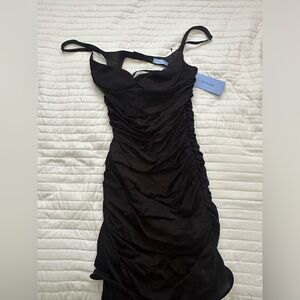 Mugler robe 1999 black size 36